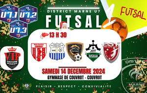 U7 - PLATEAU FUTSAL A  COUVROT (3 EQUIPES)