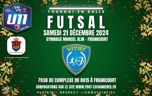 U11 - 2 EQUIPES - TOURNOI A FRIGNICOURT (VITRY FC)