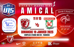 U15D1 - AMICAL - ES FAGNIERES VS SC MARNAVAL