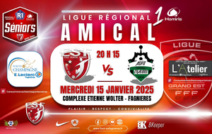 SENIORS R1 LIGUE - AMICAL - ES FAGNIERES1 VS ASPTT CHALONS