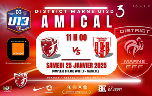 U13D3 - AMICAL - ES FAGNIERES VS US COUVROT