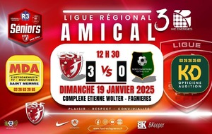 SENIORS R3 LIGUE - AMICAL - ES FAGNIERES2 VS NORD CHAMPAGNE FC