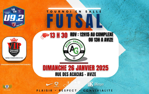 U08/U09 - TOURNOI FUTSAL A AVIZE