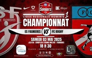 SENIORS R1 LIGUE J23/26 - ES FAGNIERES VS FC BOGNY