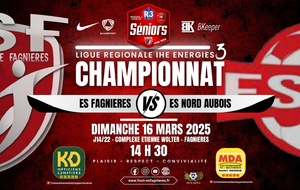 SENIORS R3 LIGUE J14/22 - ES FAGNIERES VS ES NORD AUBOIS