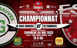 SENIORS R3 LIGUE J19/22 - US AVIZE VS ES FAGNIERES