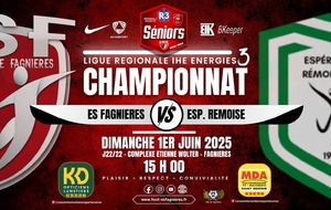 SENIORS R3 LIGUE J22/22 - ES FAGNIERES VS ESPERANCE REMOISE