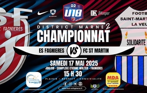 U18D2 - J08/09 - ES FAGNIERES VS FC ST MARTIN