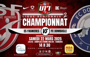 U17R2 J14/22 - ES FAGNIERES VS FC DOMBASLE 