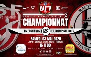 U17R2 J18/22 - ES FAGNIERES VS RC CHAMPIGNEULLES