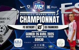 U12D1-J05/09 - FC BETHENY VS ES FAGNIERES 