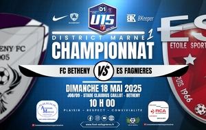 U15D1 - J08/09 - FC BETHENY VS ES FAGNIERES