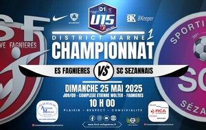 U15D1 - J09/09 - ES FAGNIERES VS SC SEZANNE