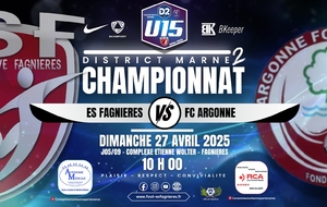 U15D2 - J05/09 - ES FAGNIERES VS FC ARGONNE