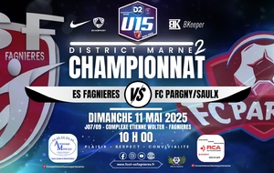 U15D2 - J07/09 - ES FAGNIERES VS FC PARGNY/SAULX