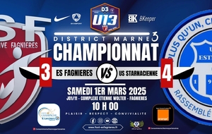 U13D3 - J01/11 - ES FAGNIERES VS US STARNACIENNE