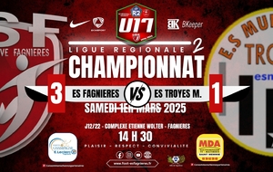 U17R2 J12/22 - ES FAGNIERES VS TROYES MUNICIPAUX ES