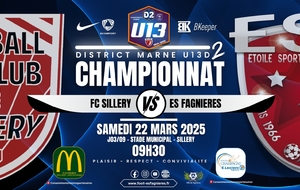 U13 MARNE D2 J03/09 - FC SILLERY VS ES FAGNIERES