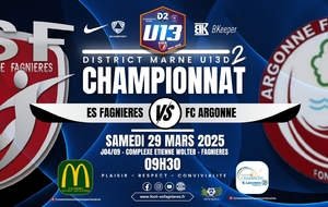 U13 MARNE D2 J04/09 - ES FAGNIERES VS FC ARGONNE