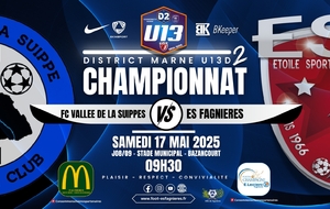 U13 MARNE D2 J08/09 - FC VALLEE DE LA SUIPPE VS ES FAGNIERES