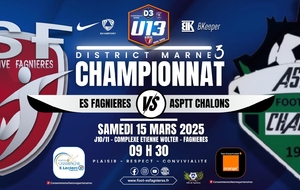 U13D3 - J10/11 - ES FAGNIERES VS ASPTT CHALONS