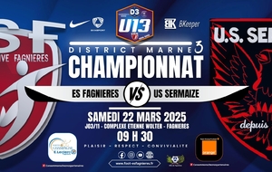 U13D3 - J03/11 - ES FAGNIERES VS US SERMAIZE