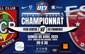 U13D3 - J11/11 - FCCB VERTUS VS ES FAGNIERES