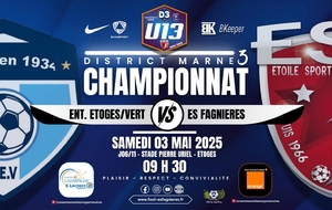 U13D3 - J06/11 - ENT. ETOGES VERT VS ES FAGNIERES