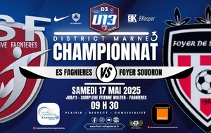 U13D3 - J08/11 - ES FAGNIERES VS FOYER SOUDRON