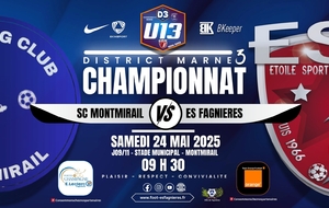 U13D3 - J09/11 - SC MONTMIRAIL VS ES FAGNIERES