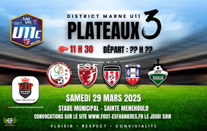 U11 PROMOTION - PLATEAU A SAINTE MENEHOULD