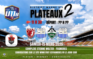 U11 HONNEUR - PLATEAU A FAGNIERES