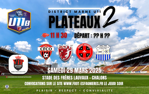 U11 HONNEUR - PLATEAU A CHALONS