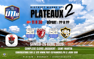 U11 HONNEUR - PLATEAU A ST MARTIN