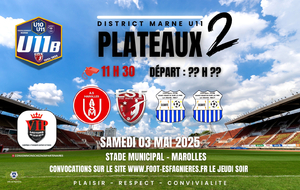 U11 HONNEUR - PLATEAU A MAROLLES