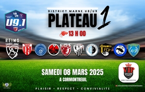 U8/U9.1 - PLATEAU A CORMONTREUIL - 1 EQUIPE