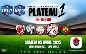 U8/U9.2.3 - PLATEAU A CORMONTREUIL - 2 EQUIPES