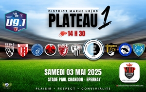 U8/U9.1 - PLATEAU A EPERNAY - 1 EQUIPE