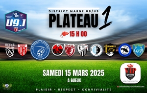 U8/U9.1 - PLATEAU A GUEUX - 1 EQUIPE