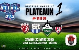 U7 - PLATEAU A CHALONS - 3 EQUIPES