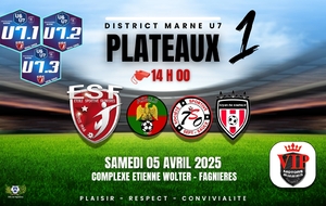 U7 - PLATEAU A FAGNIERES - 3 EQUIPES