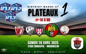 U7 - PLATEAU A MOURMELON - 3 EQUIPES