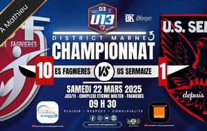 U13D3 - J03/11 - ES FAGNIERES VS US SERMAIZE