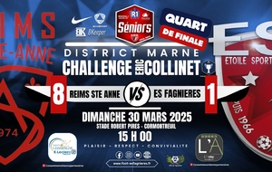 SENIORS 🏆 - 1/4 DE FINALE NEOTEC - REIMS STE ANNE VS ES FAGNIERES