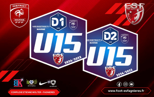 U15 - MARNE D1 & D2 - Nés en 2010 & 2011 (Saison 2024/2025)