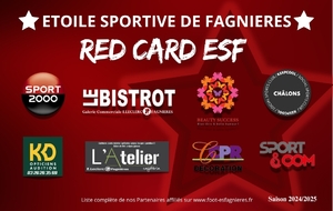 Commandez votre Carte Club RED CARD ESF