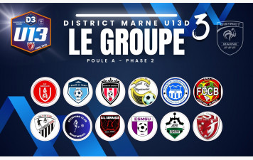 U13 MARNE D3 - LA POULE PHASE 2...