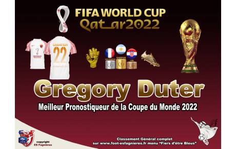 Et le meilleur Pronostiqueur de la Coupe du Monde est .....