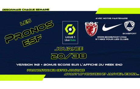 Pronos ESF/Ekinsport, c'est ici....jusqu'àu vendredi 27/01