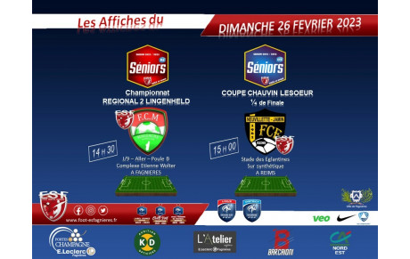 Les Affiches du Dimanche 26 février...